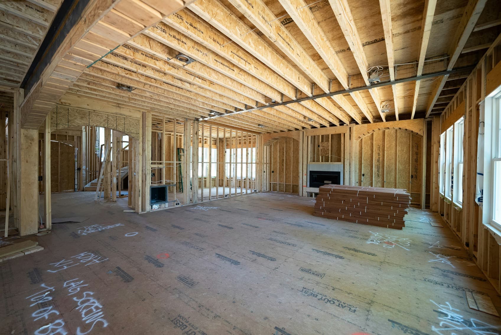 New House Interior Wood Hero